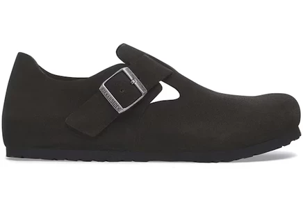 Ботинки Birkenstock London замшевые, черные
