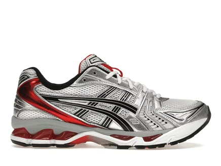 Мужские кроссовки Asics Gel-Kayano 14, бело-красные