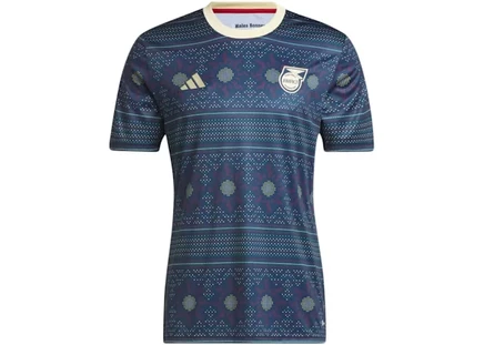 Мужская футболка adidas Tiro 23 Pre-Match Jamaica, темно-синяя