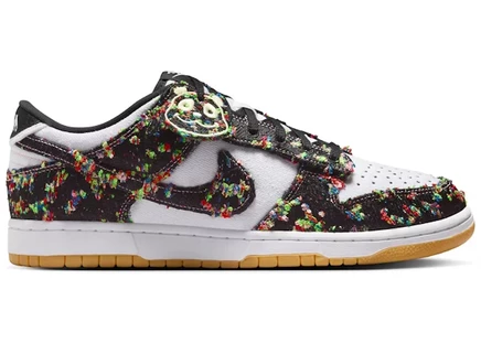 Мужские кроссовки Nike Dunk Low Panda-Monium, бело-черные