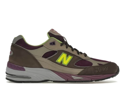 Мужские кроссовки New Balance 991 Stray Rats, коричневые