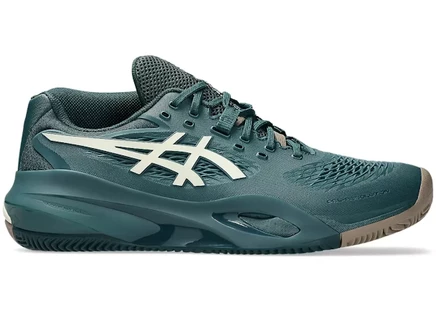 Мужские кроссовки Asics Gel-Resolution X Clay, зелено-бежевые