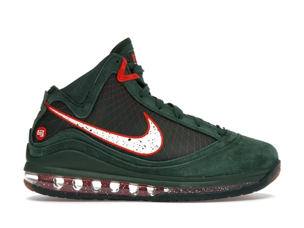 Мужские кроссовки Nike LeBron 7 FAMU, зеленые