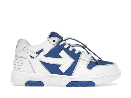 Мужские кеды Off-White Out Of Office OOO, бело-темно-синие