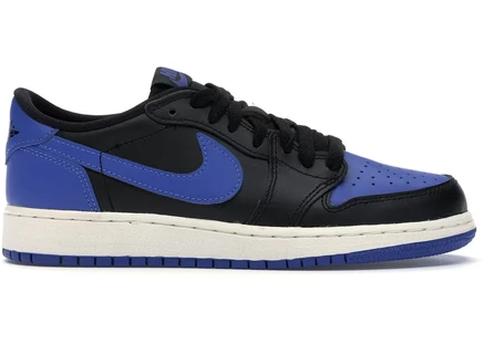 Кроссовки для мальчиков Jordan 1 Retro Low GS, черно-синие