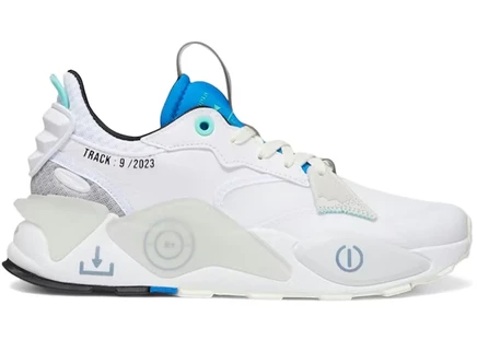 Мужские кроссовки Puma RS-XL Alexander John x Emory Jones, бело-сине-серые