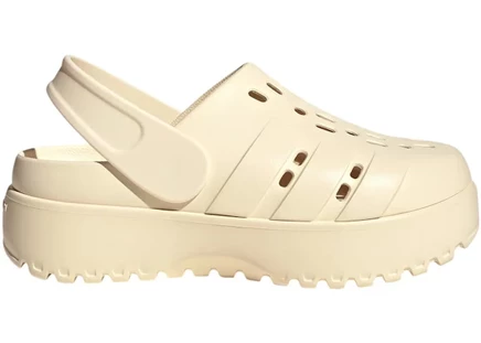Женские сабо Adidas Adilette Platform, белые