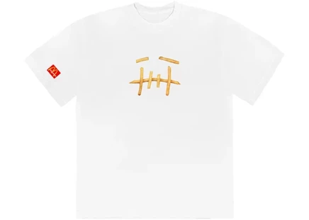 Мужская футболка Travis Scott x McDonald's Fry, белая