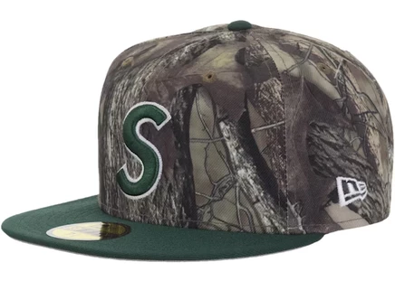 Унисекс бейсболка Supreme 59FIFTY Reaper, лесной камуфляж