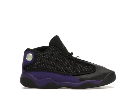 Детские кроссовки Jordan 13 Retro TD, черно-фиолетовые