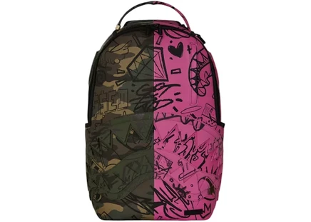Унисекс рюкзак Sprayground Operation Sketch DLX, зеленый/красный