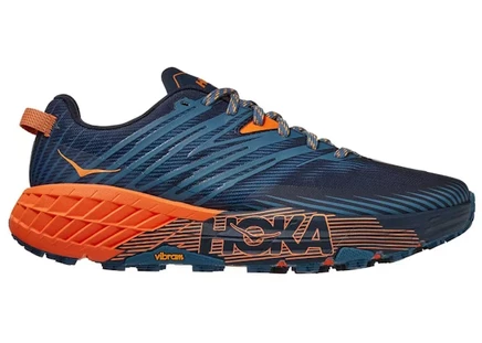 Кроссовки Hoka One One Speedgoat 4, бирюзово-оранжевые