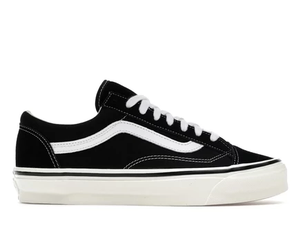 Мужские кеды Vans Old Skool 36+, черно-молочные