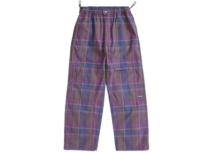 Брюки Supreme Cotton Cinch Pant SS24, клетчатые