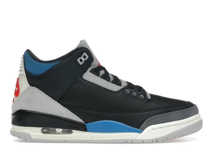 Мужские кроссовки Jordan 3 Retro OG Rare Air, черные с разноцветными акцентами