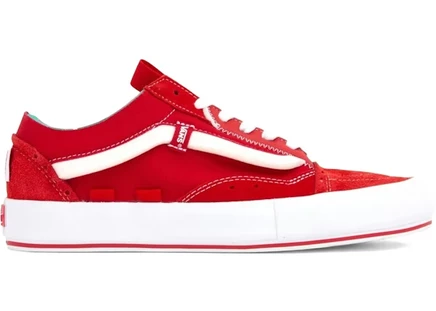 Мужская кепка Vans Old Skool Cap LX, красно-белая