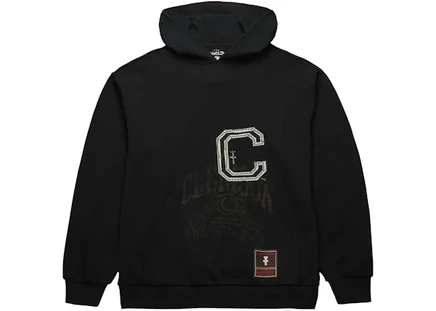Унисекс худи Travis Scott Clemson Tigers Overlap, черное