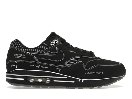 Мужские кроссовки Nike Air Max 1 Tinker Sketch to Shelf, черные