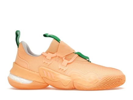 Мужские кроссовки Adidas Trae Young 1, кислотно-оранжевые