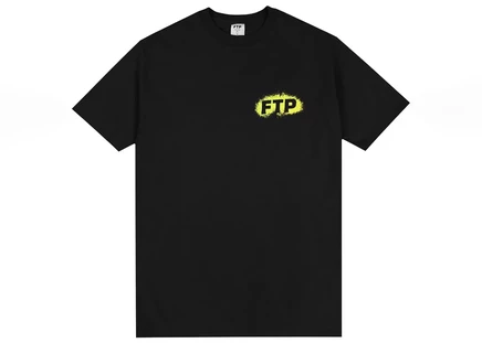 FTP Splatter Logo Tee Black black