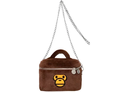 Унисекс сумка через плечо Bape Baby Milo, коричневая