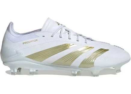 Мужские бутсы Adidas Predator Elite, бело-золотые