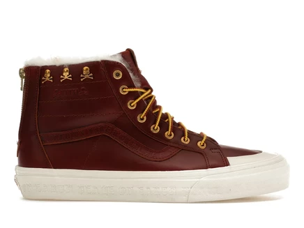 Мужские кеды Vans Sk8-Hi Zip Kith x mastermind, коричневые