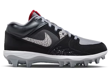 Мужские кроссовки Jordan Stadium 90 Low TD, черный/цементно-серый/белый/красный