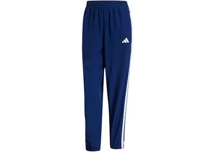 adidas Women's Train Essentials 3-Stripes Woven Pant Dark Blue/White dark blue/white