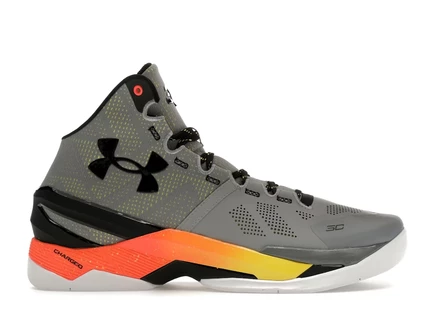 Мужские кроссовки Under Armour Curry 2 Retro Iron Forges Iron (2022), стальные/черные