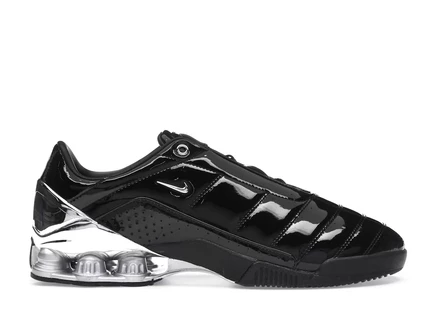Женские кроссовки Nike Total 90 Secutor Shox, черно‑серебристые