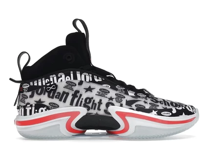 Мужские кроссовки Jordan 36 Flight, прозрачная подошва