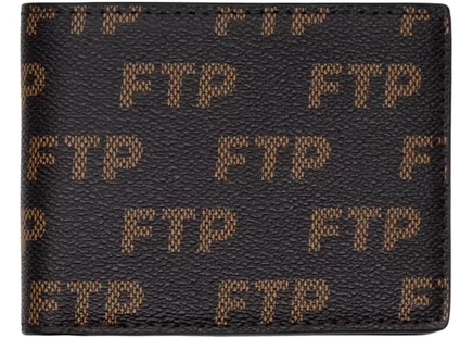 Мужской кошелек FTP Logo Repete, коричневый