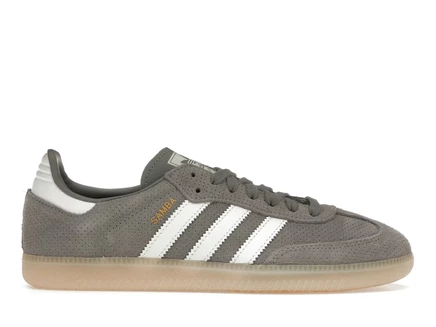 Мужские кроссовки Adidas Samba OG, серые/оранжевые