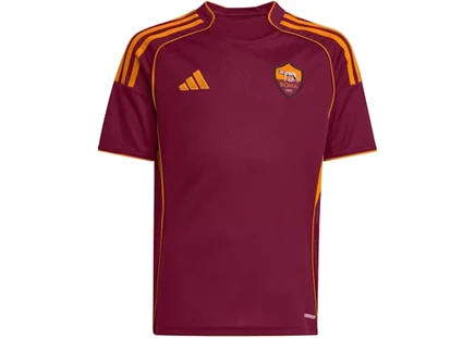 Домашняя футболка Adidas 25/26, бордово-оранжевая