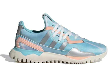 Детские кроссовки adidas Flex Disney, бело-розово-серебристые