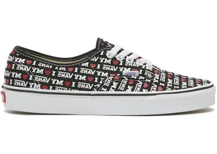 Мужские кеды Vans Authentic I Love My Vans, черные