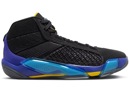 Мужские кроссовки Jordan 38 PF Aqua с черной подошвой