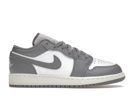 Детские кроссовки Jordan Air Jordan 1 Low Vintage Grey, серо-белые