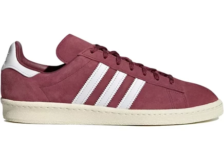 Мужские кроссовки Adidas Campus 80s, бордово-белые