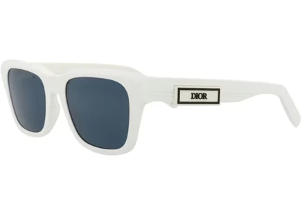 Мужские солнцезащитные очки Dior DM40052I-53-24V, ацетатовая квадратная оправа, бело-голубые