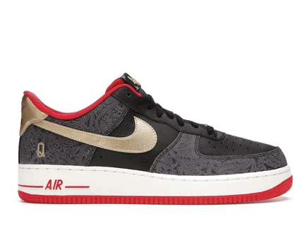 Мужские кроссовки Nike Air Force 1 Low Spades, черные