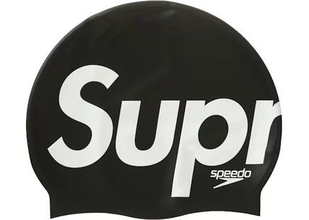 Унисекс плавательная шапочка Supreme x Speedo, черная