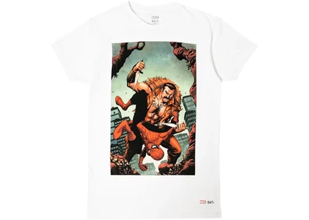 Мужская футболка BAIT x The Sinister Six Kraven, белая