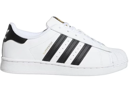 Детские кроссовки Adidas Superstar, бело-черные