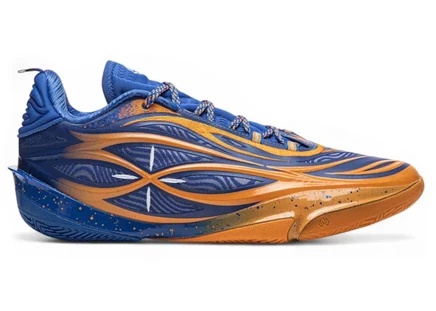 Мужские кроссовки Li-Ning Way Of Wade 808 5 Ultra V2 JayFlow, сине-оранжевые