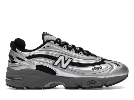 Мужские кроссовки New Balance 1000, черно-серебристые