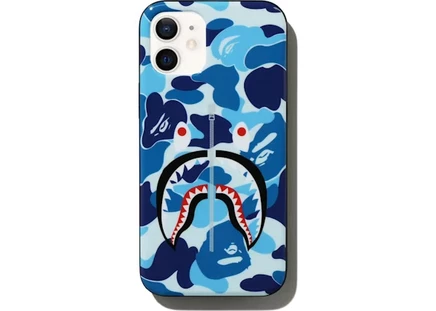 Унисекс чехол Bape ABC Camo Shark для iPhone 12 Mini, синий