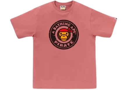 BAPE Milo Pirate Tee Pink pink