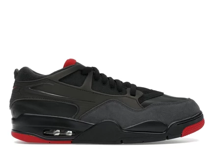 Мужские кроссовки Jordan 4 RM, черно-красные